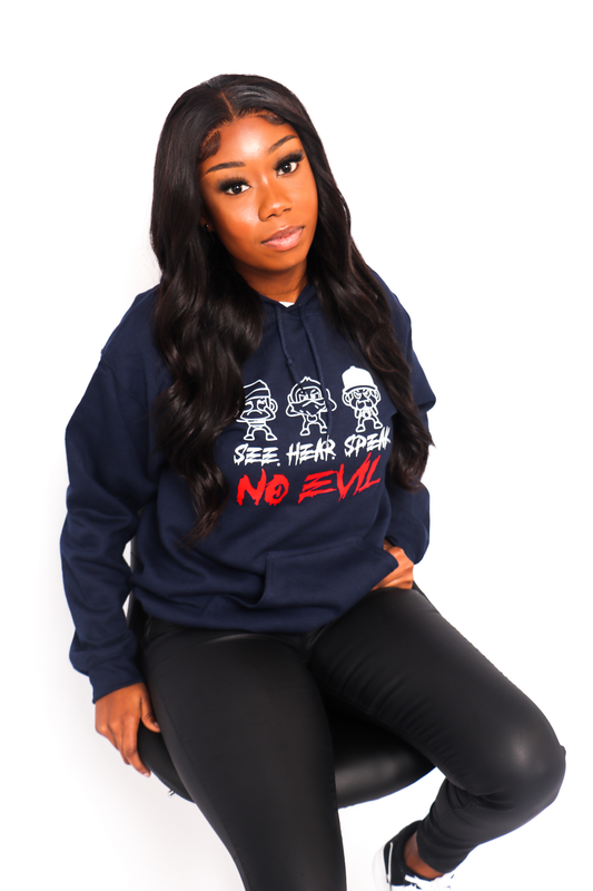 UNISEX NAVY HOODIE