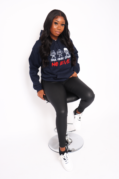 UNISEX NAVY HOODIE