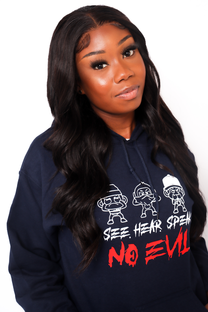 UNISEX NAVY HOODIE