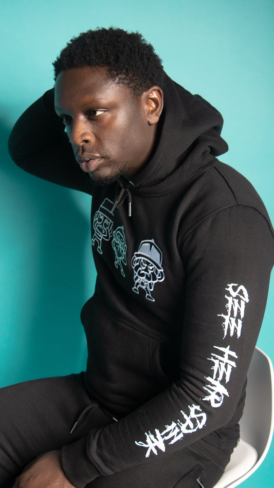 THREE MONKEY TRACKSUIT BLACK