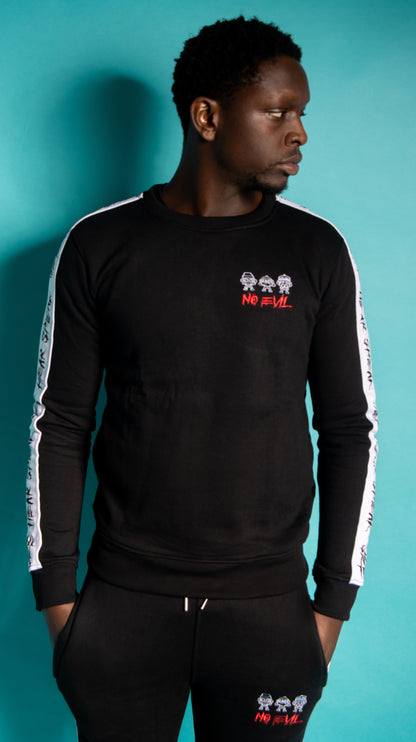 Signature Jumper Tracksuit Black