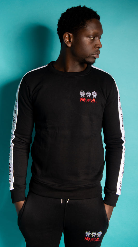 Signature Jumper Tracksuit Black