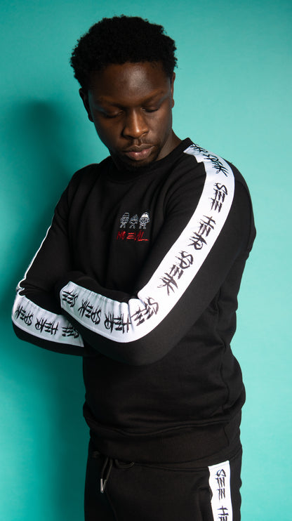 Signature Jumper Tracksuit Black